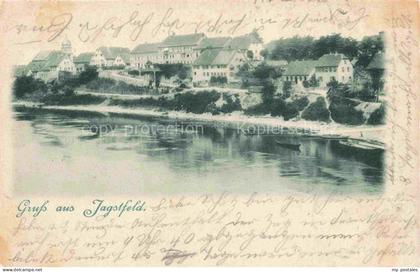 Jagstfeld Bad Friedrichshall BW Haeuserpartie am Fluss