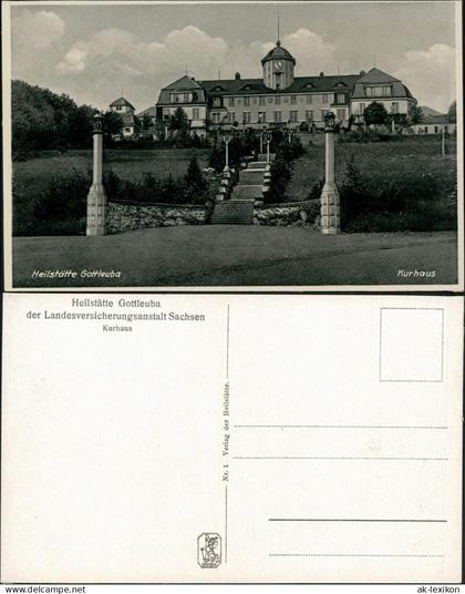 Bad Gottleuba-Bad Gottleuba-Berggießhübel Heilstätten - Kurhaus 1936