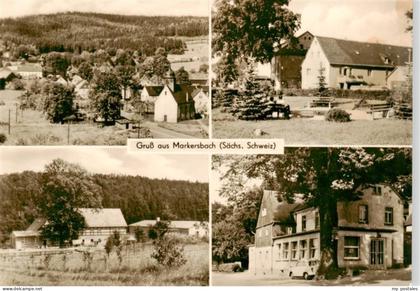Markersbach Bad Gottleuba Panorama Teilansichten
