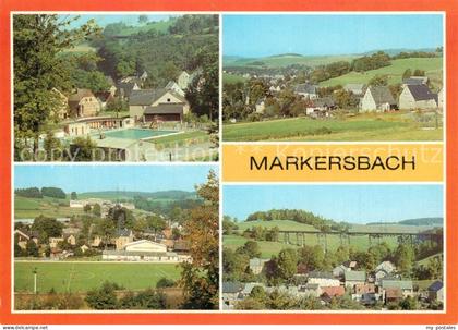 Markersbach Bahratal Freibad Panorama Sportzentrum am Pumpspeicherwerk Teilansic
