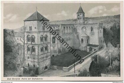 Bad Hersfeld - Ruine der Stiftskirche
