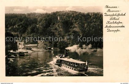 Bad Karlshafen Oberweser Personen Dampfschiffahrt