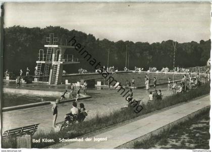 Bad Kösen - Schwimmbad der Jugend - Foto-Ansichtskarte