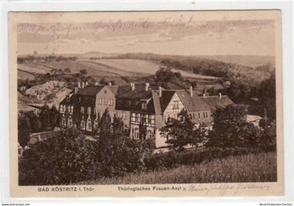 39017038 - Bad Koestritz mit Thueringischem Frauen - Asyl gelaufen von 1924. Gute Erhaltung.