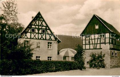 Bad Koestritz HOG-Frosch Alte Dorfschaenke Fachwerkhaeuser