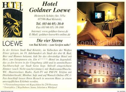 Bad Koestritz Hotel Goldner Loewe Fremdenzimmer