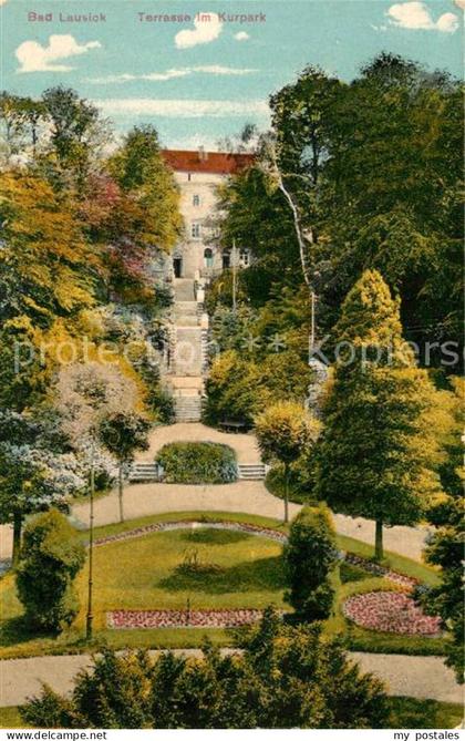 Lausick Bad Terrassen Kurpark