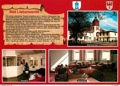 Bad Liebenwerda Eisenmoorbad Speisesaal Rezeption Chronik