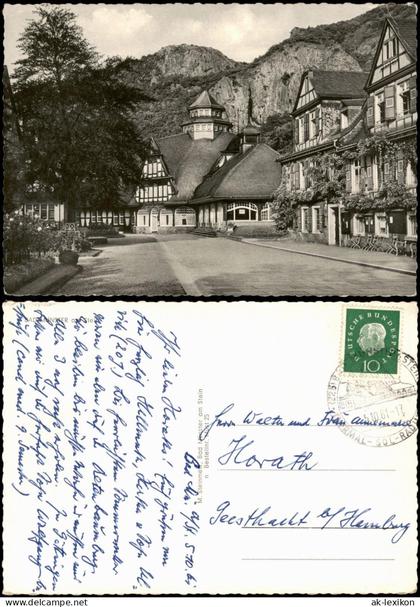 Bad Münster am Stein-Bad Münster am Stein-Ebernburg  Rheingrafenstein 1961
