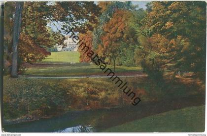 Bad Nauheim - Park mit Kurhaus - Foto-AK - Verlag C. Ahrens Bad Nauheim