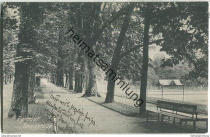 Bad Pyrmont - Tennisplätze - Verlag F. Pietsch Pyrmont