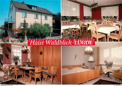 Luedge Haus Waldblick Gastraeume Zimmer
