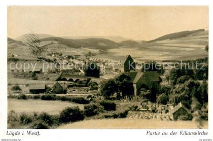 Luedge Panorama mit Kilianskirche
