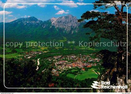 Bad Reichenhall Gesamtansicht mit Zwiesel und Hochstaufen Chiemgauer Alpen Alpen