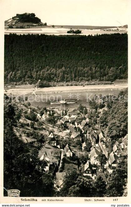 Foto Seidel M. Schmilka Nr. 167 Schmilka Kaiserkrone