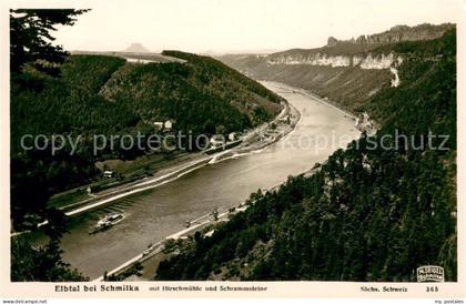 Foto Seidel M. Schmilka Nr. Nr. 365 Elbtal bei Schmilka