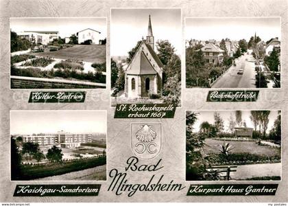 Bad Mingolsheim Kultur Zentrum Bahnhofstrasse Kurpark Kraichgau Sanatorium