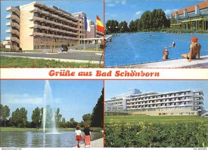 Bad Schoenborn Sigmund Weil Klinik Schwimmbad Fontaene
