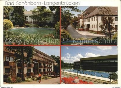 Langenbruecken Bad Schoenborn Sigel Klinik Teich Schwimmbad