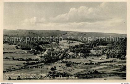 Bad Sobernheim Panorama Erholungsheim mit Nebengebaeuden und Kurhaeuser Dhonau
