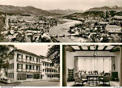 Bad Toelz Fliegeraufnahme Alpen-Sanatorium Bad Toelz Herderstrasse Gastraum