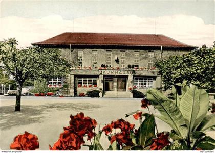 Bad Vilbel Hessen Kurhaus Kurgarten Blumen Baeume Kurort