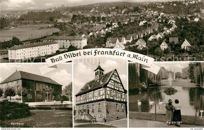 Bad Vilbel Kurhaus Kurgarten Rathaus Panorama