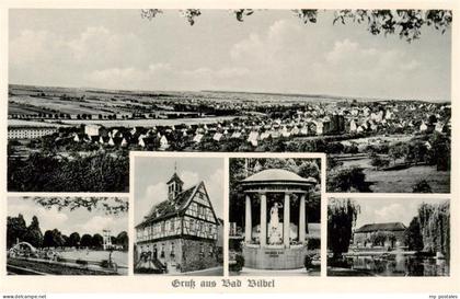 Bad Vilbel Panorama Fachwerkhaus Pavillon Teich