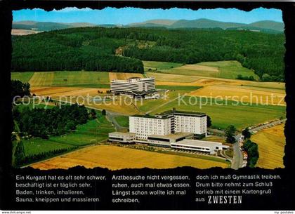 Bad Zwesten Hardtwaldklinik Fliegeraufnahme