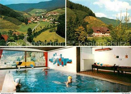 Bad Rippoldsau-Schapbach Ochsenwirtshof Schwimmbad Panorama