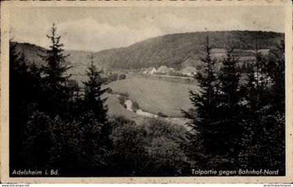 CPA Adelsheim in Baden, Adelsheim i. Bd., Talpartie gegen Bahnhof-Nord