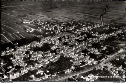 CPA Bernhausen Filderstadt Bade Württemberg, Fliegeraufnahme