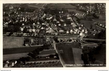 CPA Ditzingen in Württemberg, Fliegeraufnahme