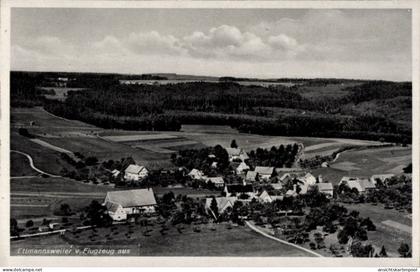 CPA Ettmannsweiler Simmersfeld im Schwarzwald, Luftaufnahme von ländliche Umgebung, keine Persone