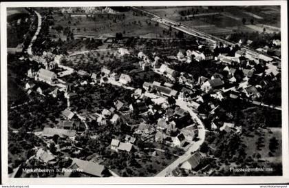 CPA Meckenbeuren in Oberschwaben Württemberg, Fliegeraufnahme