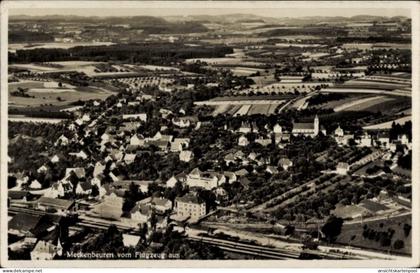 CPA Meckenbeuren in Oberschwaben Württemberg, Luftaufnahme