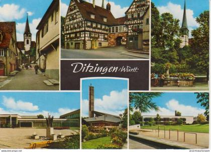 Ditzingen Teilansichten Mehrbildkarte ngl #98.224