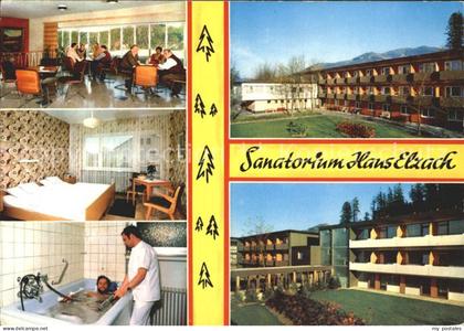 Elzach Emmendingen BW Sanatorium Haus Elzach Aufenthaltsraum Zimmer Anwendungen