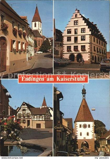 Endingen Kaiserstuhl Kirche Rathaus Brunnen Stadttor