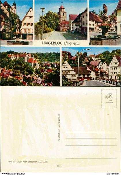 Haigerloch Mehrbildansicht Haigerloch mit Schloßmühle und Schlosskirche 1984