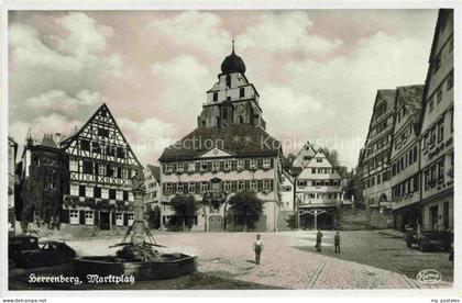 Herrenberg Gaeu BW Marktplatz