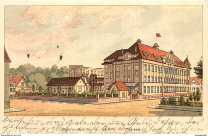 Hockenheim - Zigarrenfabrik - Litho