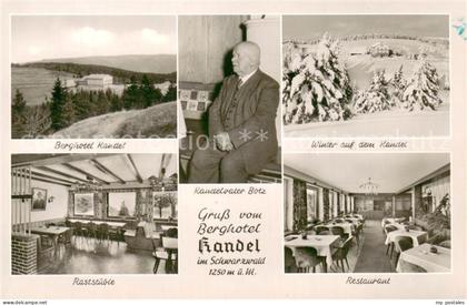 Kandel Breisgau Berghotel Kandel Raststueble Kandelvater Botz Winterpartie Resta