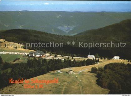 Kandel Waldkirch Breisgau Berghotel Kandel Fliegeraufnahme