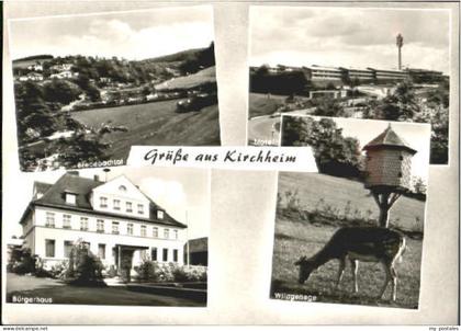 Kirchheim Teck Kirchheim Wildgehege Buergerhaus ungelaufen ca. 1965