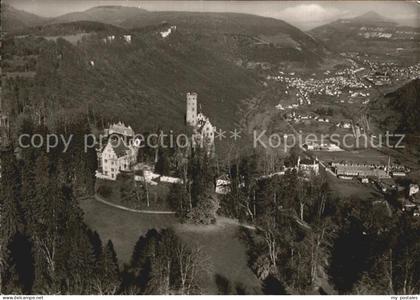 Lichtenstein Wuerttemberg Schloss Lichtenstein Fliegeraufnahme