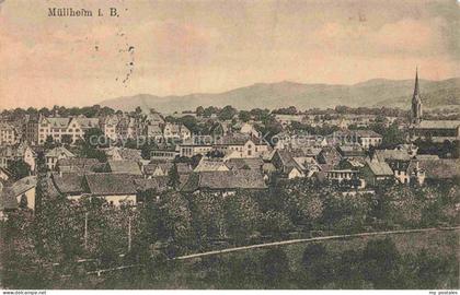 Muellheim Baden BW Stadtpanorama Pruefstempel