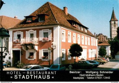 Muellheim Baden Hotel Restaurant Stadthaus