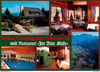 Muenstertal  Schwarzwald Ferien Campingplatz Muenstertal mit Restaurant Zur Bure
