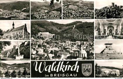 Waldkirch Breisgau Rathaus Stadion Stadtpfarrkirche Kandel Hotel Kandel Gipfel